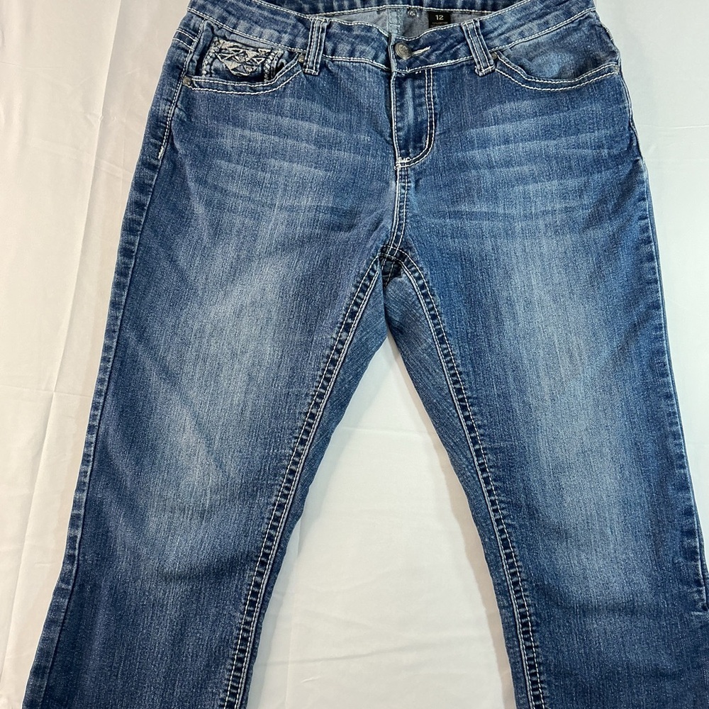 Love Indigo Straight Leg Blue Jeans
